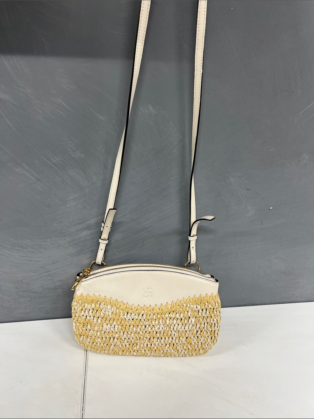 Ulla Johnson Cream Woven Crossbody